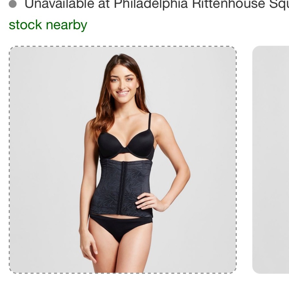 target corset white